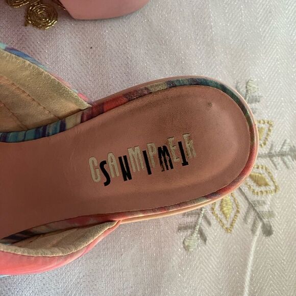 Camper twins women's crossed sandals with heel size 37 - Picture 8 of 10